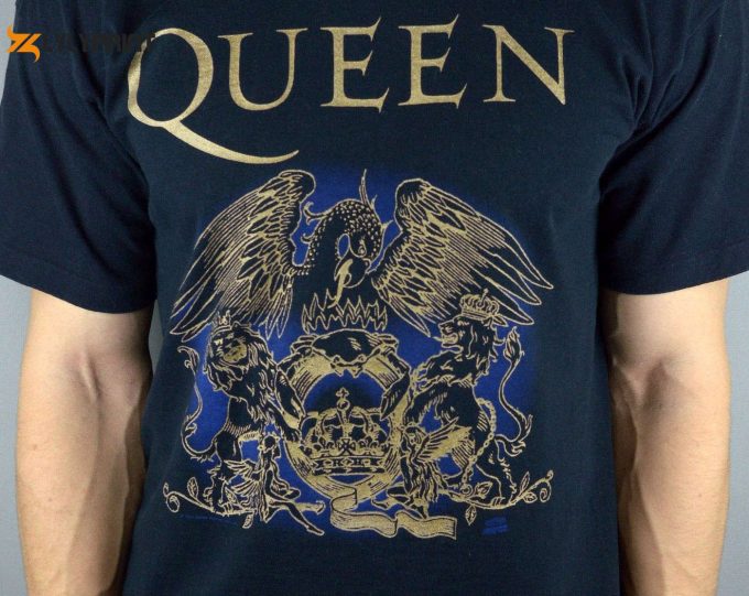 Authentic Vintage Queen 90S T-Shirt Single Stitched Retro Tee