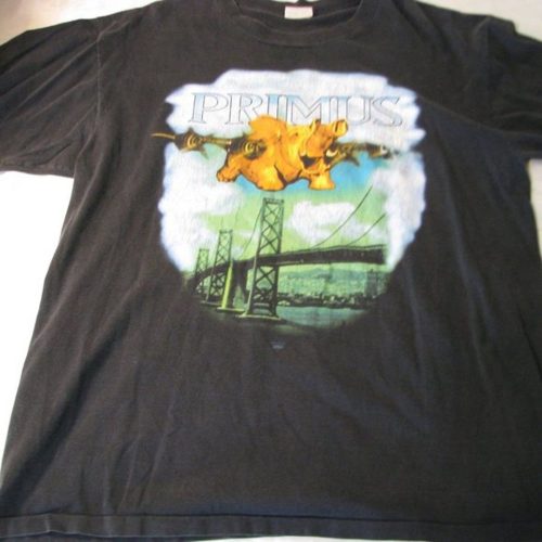 Authentic Vintage Primus Soutund Pachyderm Tour Tee – Unique Single Stitch Design