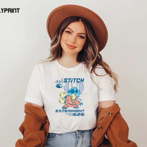 Disney Vintage Stitch Sweatshirt: Retro Hoodie Experiment 626 & Disney Trip Vacation Shirt – Perfect Stitch Lover Gift