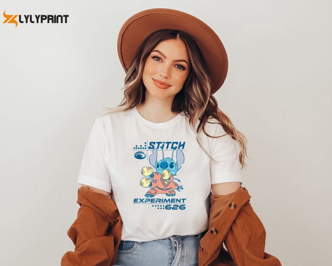 Disney Vintage Stitch Sweatshirt: Retro Hoodie Experiment 626 &Amp;Amp; Disney Trip Vacation Shirt – Perfect Stitch Lover Gift