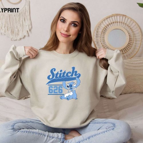 Vintage Stitch Sweatshirt Retro Hoodie Experiment 626 Shirt Disney Trip & Vacation Shirt Unique Stitch Lover Gift