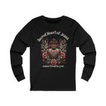 Vintage Sacred Heart Jesus Tee – Unisex Catholic Gift Christmas Shirt Devotional Apparel