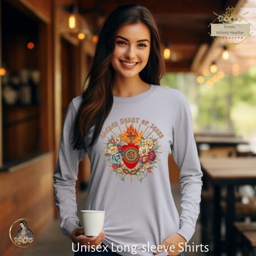 Vintage Sacred Heart Gifts: Sentimental & Marian Devotion Catholic Faith T-Shirt