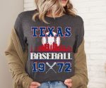 Vintage Texas Baseball Shirt – Ranger Fan Gear Retro MLB Tshirt