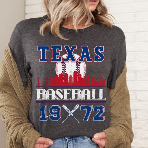 Vintage Texas Baseball Shirt – Ranger Fan Gear Retro MLB Tshirt