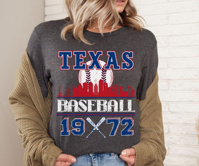 Vintage Texas Baseball Shirt – Ranger Fan Gear Retro Mlb Tshirt