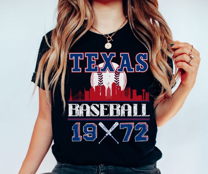 Vintage Texas Baseball Shirt – Ranger Fan Gear Retro Mlb Tshirt