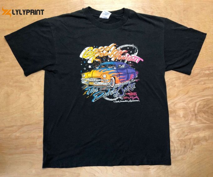 Vintage Dukes And Jukes Drag Race Tshirt 90S Single Stitch Car Racing Shirt Woodburn Drags