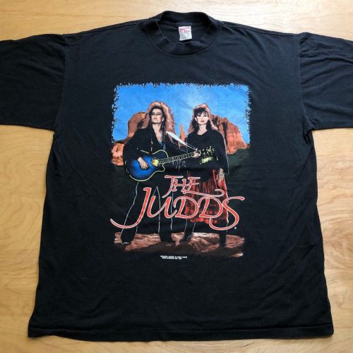 Vintage The Judds Farewell Tour Tshirt – 1990 Sisters Band Country Music – Double Sided Single Stitch – USA Made