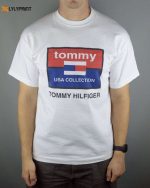 Authentic Vintage Tommy Hilfiger 90s T-Shirt Single Stitched Retro Tee