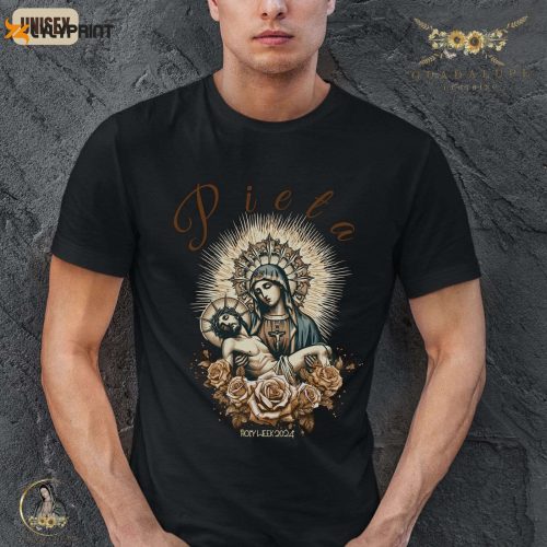 Catholics Saints: Virgin Mary & Jesus Crucifixion Tshirt – Celebrate Easter Sunday with Faith & Holy Week Mass