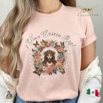 Vintage Viva Cristo Rey Tee: Boho Sacred Heart Jesus T-shirt – Unique Catholic Devotional & Sentimental Gifts