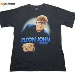 Rare Vtg Elton John World Tour 97 T-shirt – Single Stitch Polygram Happenstance 9702