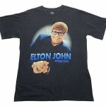 Rare Vtg Elton John World Tour 97 T-shirt – Single Stitch Polygram Happenstance 9702