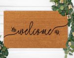 Personalized Welcome Doormat – Perfect Christmas Anniversary & Engagement Gift for Bridal Home Decoration – Add Family Name – Ideal for Campers