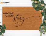 Hory-Christmas Gift: Last Name Doormats for Housewarming – Custom & Funny Holiday Doormats