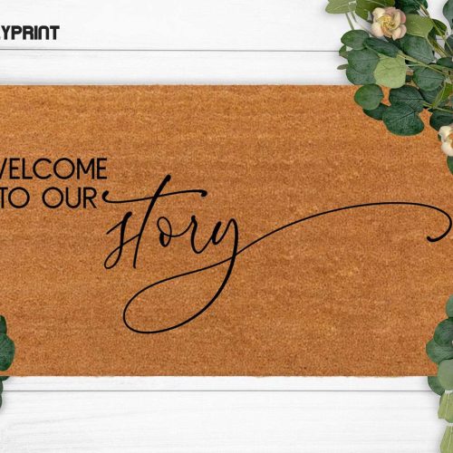 Custom Welcome Doormat: Beautiful Chaos for Housewarming & Christmas – Dad s Present Last Name Rug