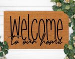 Custom Christmas Doormat: Welcome Home for the Holidays with a Funny Dog Lover Mat – New Year & Holiday Décor