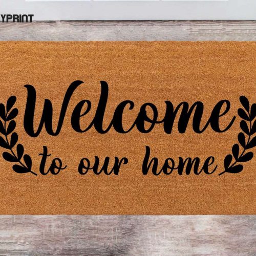 Personalized Winter Wonderland Door Mat: Festive Christmas Doormat