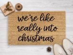 Festive Cheer: Get into the Christmas Spirit with Our Funny Christmas Doormat & Holiday Decor