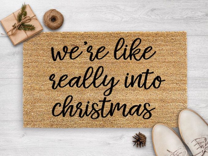 Festive Cheer: Get Into The Christmas Spirit With Our Funny Christmas Doormat &Amp; Holiday Decor