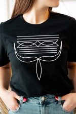 Western Boot Stitch Graphic T-Shirt: Stylish & Trendy Apparel for Western-Lovers