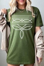 Western Boot Stitch Graphic T-Shirt: Stylish and Authentic Western Wear