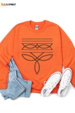 Stylish Western Boot Stitch Sweatshirt: Get the Perfect Blend of Comfort and Fashion