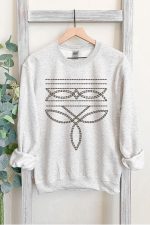 Stylish Western Boot Stitch Sweatshirt: Get the Perfect Blend of Comfort and Fashion