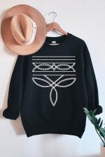 Stylish Western Boot Stitch Sweatshirt – Trendy & Comfortable Apparel