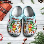 Christmas Tree Pastel Blue Clogs – Winnie The Pooh and Friends Decor for Kids & Adults