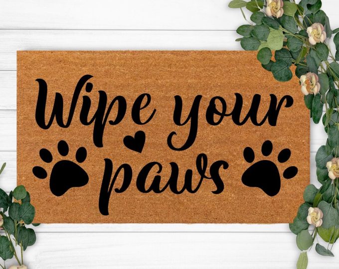 Wipes Your Paws Doormat – Perfect Housewarming Gift &Amp; Custom Christmas Decoration – Ideal Present For Mom – Home Doormat