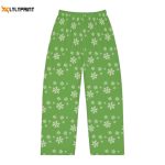 Snowy Winter Comfort: Women s Green Christmas Cozy Pajama Bottoms Snowy Winter Comfort: Women s Green Christmas Cozy Pajama Bottoms