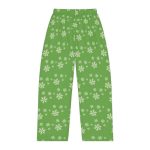 Snowy Winter Comfort: Women s Green Christmas Cozy Pajama Bottoms Snowy Winter Comfort: Women s Green Christmas Cozy Pajama Bottoms