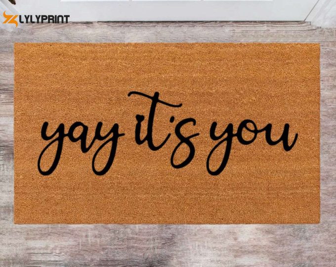 Personalized Last Name Rug Funny Doormat Christmas Closing Gift – Yay It Is You!