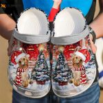 Yorkie ChristmasCrocs: Stylish Crocband Clog Shoes for Men & Women