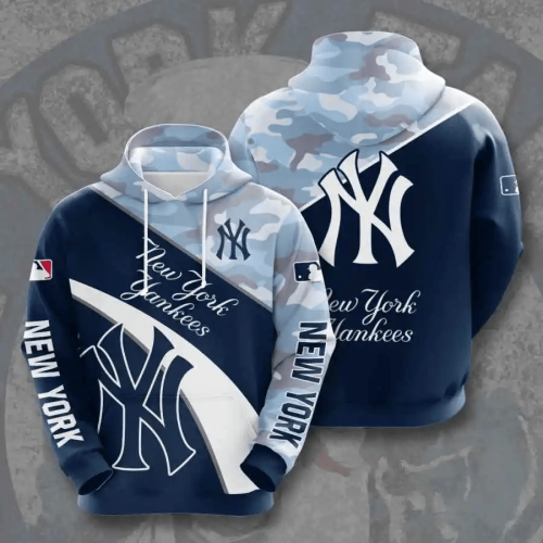 New York Yankees USA Baseball Hoodie 3D All Over Print AOP Shirt