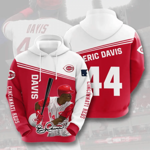 MLB Cincinnati Reds Eric Davis USA Hoodie – 3D AOP Shirt for Sports Baseball Fans