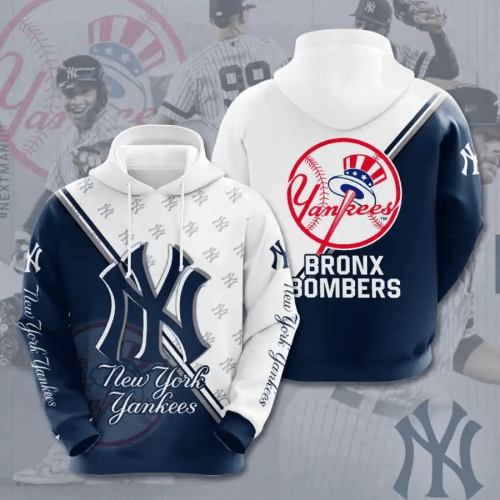New York Yankees All Over Print Hoodie – MLB Sports Baseball Shirt USA Sport 3D AOP Design