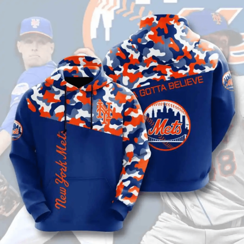MLB New York Mets All Over Print Hoodie – USA Sport 3D AOP Shirt