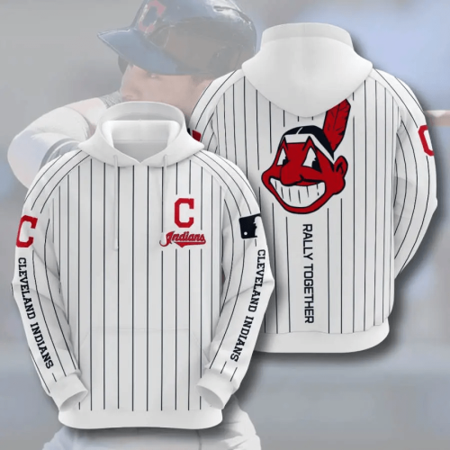 Cleveland Indians MLB Sports Hoodie 3D AOP Shirt – USA All Over Print