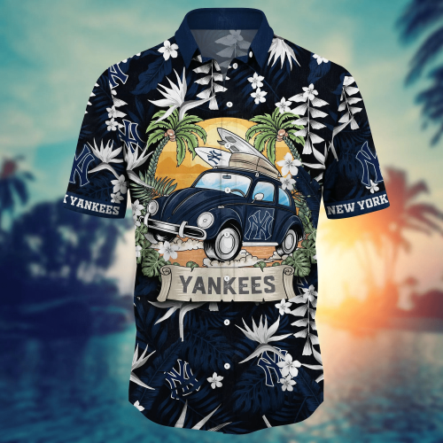 New York Yankees Flower Hawaii Shirt & Tshirt – Perfect Summer Football Gear for Fans! NA49534