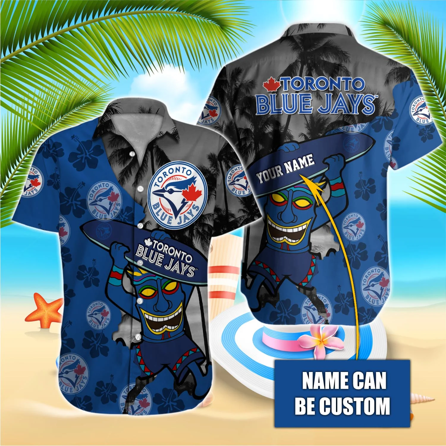 Toronto Blue Jays MLB-Hawaiian Shirt: Custom Gift for Men & Women – T-38175 Toronto Blue Jays MLB-Hawaiian Shirt: Custom Gift for Men & Women – T-38175