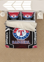 MLB Texas Rangers 01 Bedding Sets: Officially Licensed Duvet Cover for a Sporty Bedroom