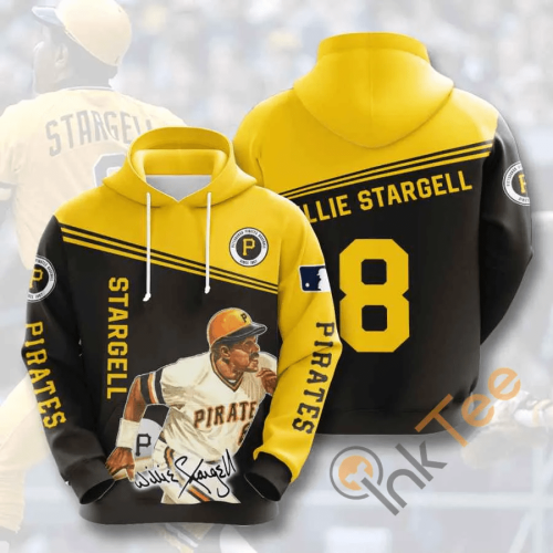Pittsburgh Pirates Willie Stargell 3D AOP Hoodie – MLB Baseball Shirt