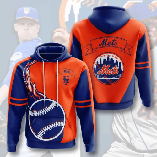 MLB New York Mets All Over Print Hoodie – USA Sports Baseball Shirt 3D 2 AOP