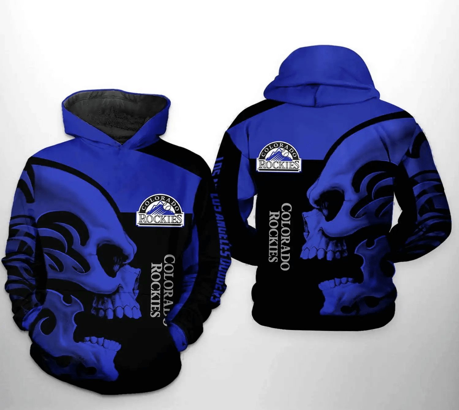 Colorado Rockies MLB Skull 3D Zip Hoodie – Stylish AOP Shirt for True Fans Colorado Rockies MLB Skull 3D Zip Hoodie – Stylish AOP Shirt for True Fans