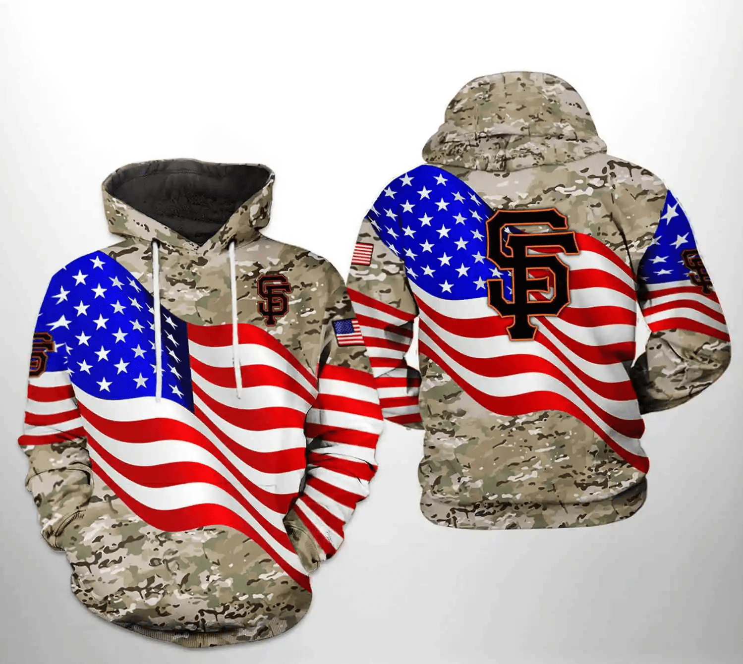 San Francisco Giants MLB US Flag Camo Veteran 3D Hoodie – Zipper AOP Shirt San Francisco Giants MLB US Flag Camo Veteran 3D Hoodie – Zipper AOP Shirt