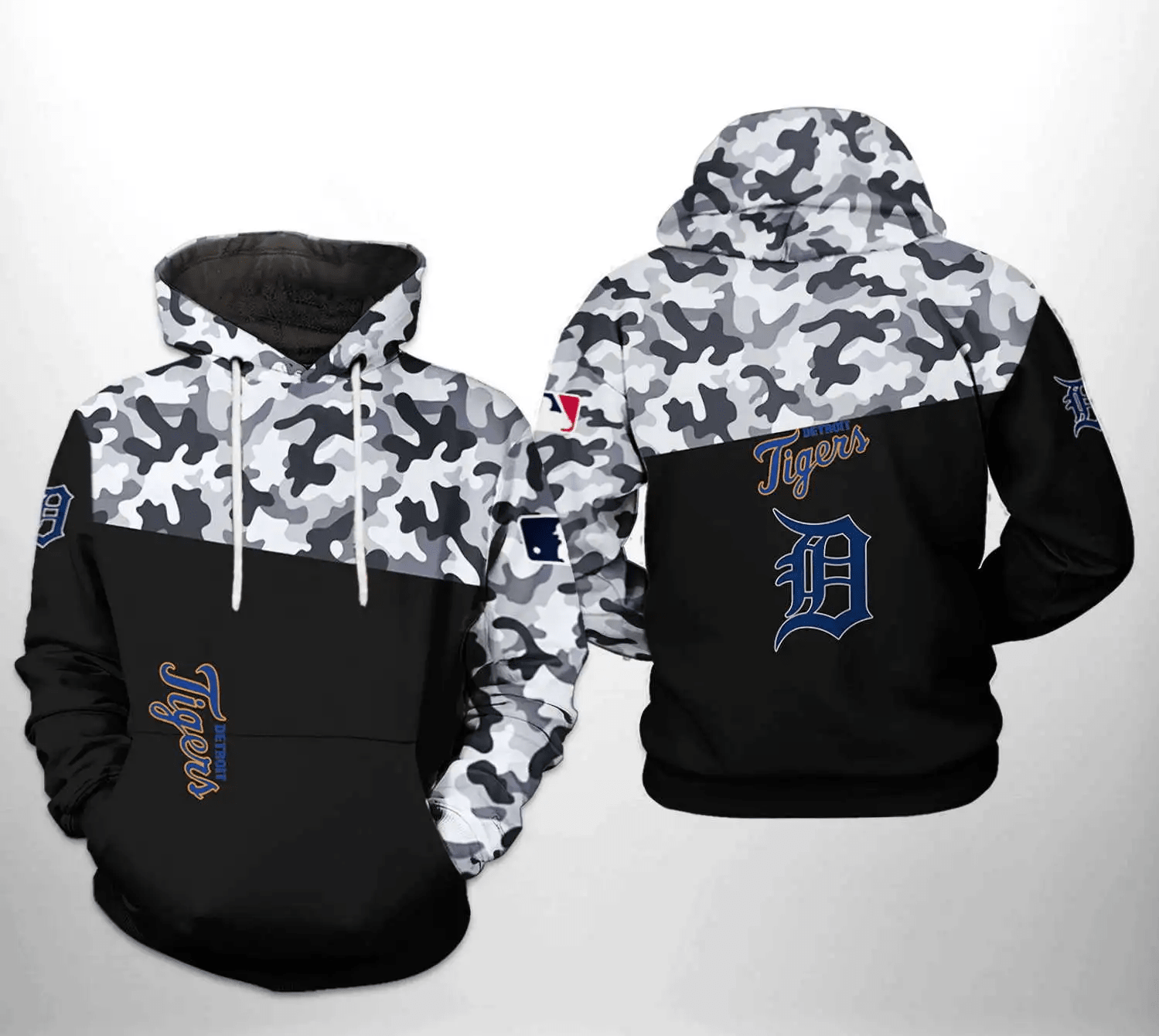 Shop the Detroit Tigers MLB Camo Veteran 3D Hoodie Zipper Hoodie AOP Shirt for Unique Style Shop the Detroit Tigers MLB Camo Veteran 3D Hoodie Zipper Hoodie AOP Shirt for Unique Style
