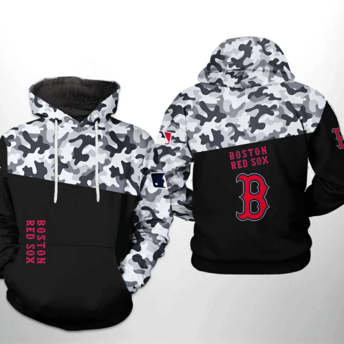 Shop the Boston Red Sox Camo Veteran 3D Hoodie AOP Shirt – Official MLB Merchandise